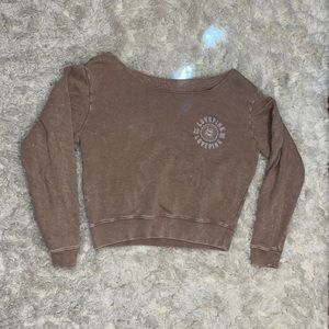 Purchased from Victoria secret Pink that was bought with a cut neck line